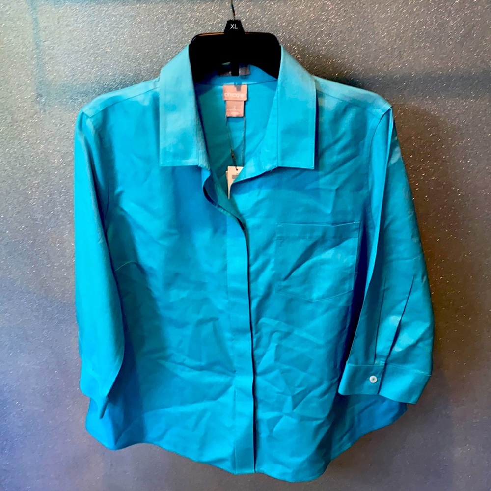 Women’s Chico’s No Iron Cotton Button Shirt